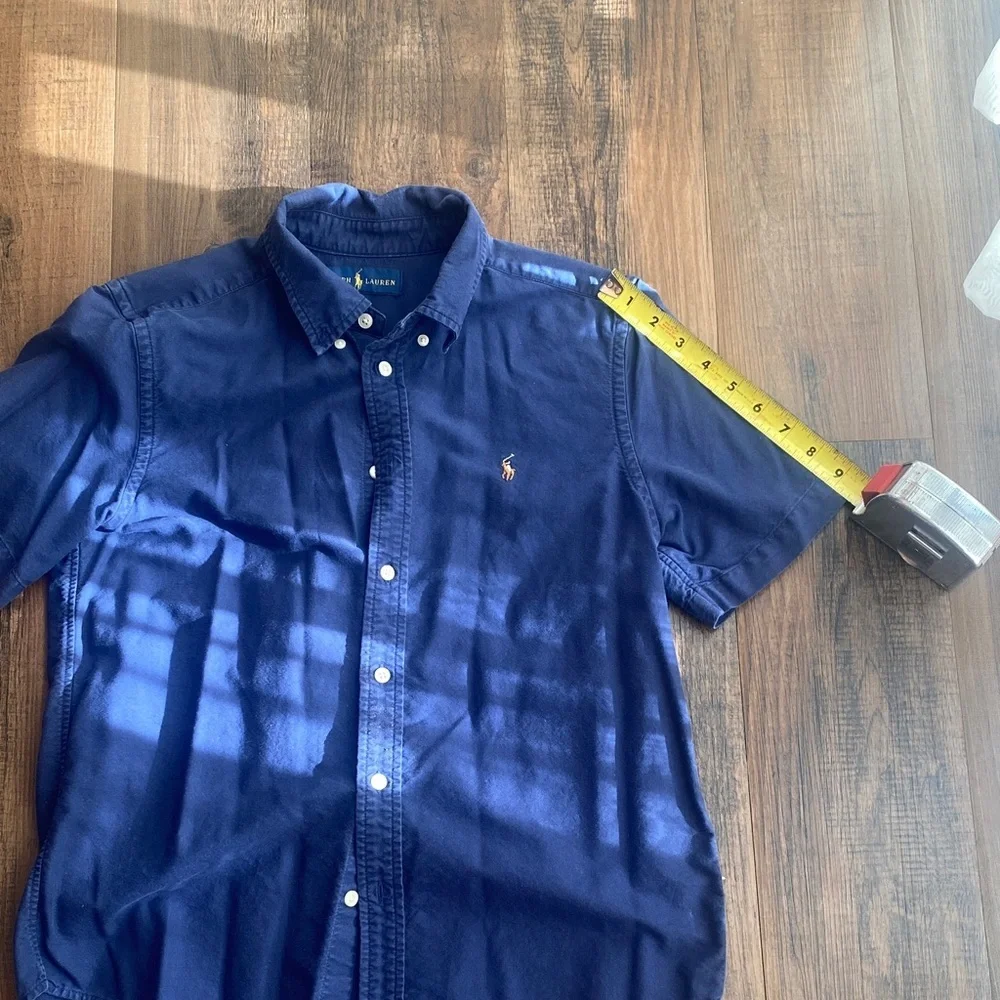Bundle Ralph Lauren Kids Navy and Route66 Orange Plaid Shirt Set